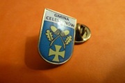 Celestynów Pow. Otwock wersja 4. Herb pin przypinka 