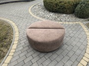 pufa okrągła dwuczęściowa