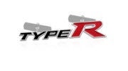 Naklejka Emblemat Znaczek Logo HONDA TYPE-R TYPER 140mm x 29mm grill
