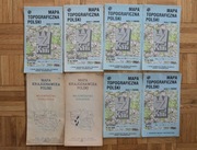 Stare mapy topograficzne Polski PRL