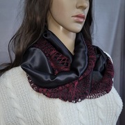 Szal/Tuba Jedwab Włoski Luksusowy Prezent