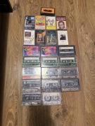 Różnorodne kasety magnetofonowe 23 sztuki