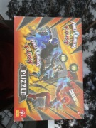 Puzzle 2 obrazki 70 i 100 elementów 5+ Power Rangers
