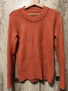 Pomarańczowy sweter XL