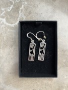 Kolczyki Rennie Mackintosh srebrne 