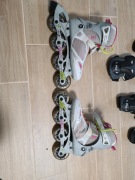 Rolki K2 z ochraniaczami, rozmiar 37,  jak nowe