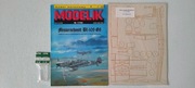me-109 G-8 Modelik 1:33 komplet (wręgi + oszklenie kabiny)
