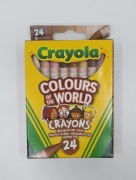 Crayola 24 nowe kredki świecowe '6 ukruszonych'