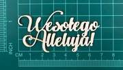 Scrapek Napis wesołego alleluja LBA000310