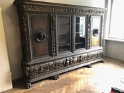 Biblioteka neorenesansowa 300x205x55 brązowy dąb