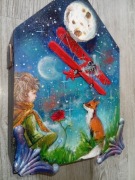 Domek na klucze . Mały Książę. Oryginalna skrzynka na klucze obraz