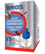 BROS Płyn na Muchy Komary Mrówki 30ml 3w1 do Elektrofumigatora