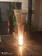 Lampa stojąca z bambusa 