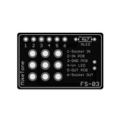 FS-03 PŁYTKA FOOTSWITCHA 3PDT Z DIODĄ LED - PŁYTKA PCB