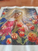 SPRZEDAM GOTOWY JUŻ OBRAZ Z HAFTU DIAMENTOWEGO BEZ RAMKI 30X30