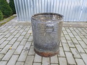 Kocioł ocynkowany 60l beczka duży 50cm garnek metalowy uchwyty PRL
