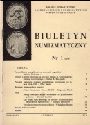 Biuletyn Numizmatyczne rocznik 1974