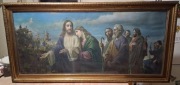 Pan Jezus z uczniami w ogrodzie oliwnym 