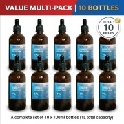 10 sztuk hurt Płyn roztwór Lugola z gliceryną 1% 100 ml,  jod GESUNDLAND