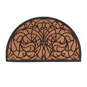 Półokrągła wycieraczka z wytrzymałego włókna kokosowego 100 x 60