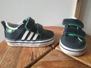 Adidas r. 19 skórzane adidasy na rzepy 