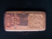 Sztabka miedzi 1 kg. 60 lat KGHM nr 620