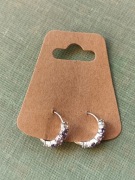 Kolczyki srebro kryształki