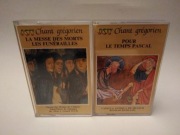 Chant Gregorien La Messe de Morts i Pour le temps Pascal zestaw kaset