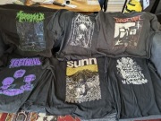 Koszulki metal owls Woods graves, anima damnata, vastum, tomb mold, sunn o)