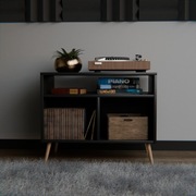 Regał hifi stolik audio na gramofon stojak na winyle