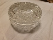 Cukiernica z kryształu PRL Vintage