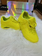 Skechers sneakersy buty neonowe damskie rozmiar 37