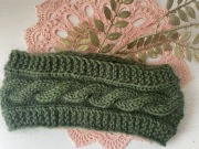 Opaska wełniana robiona ręcznie