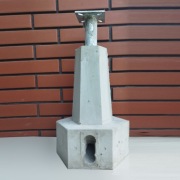 Fundament (stopa żelbetowa) Z25-K110-4N/M8 - słupy, pergole, wiaty, garaże