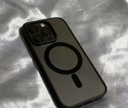 Case/etui przezroczysto czarny iPhone 16 Pro Max 