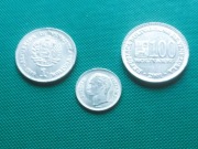 WENEZUELA - Zestaw 3 monet 1 25 100 Bolivar Centimos 1965 1989 2001 P15