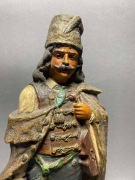 Węgierski Pandur lub huzar w stylu XVIII-wiecznym Muzyk, skrzypek #972