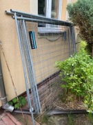 Panel ogrodzeniowy budowlany PL STRONG 2x1,72m 7 szt + stopy betonowe