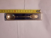 stara kolekcjonerska łyżeczka ozdobna sygnowana holandia