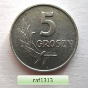 Polska - PRL - 1962 - 5 groszy