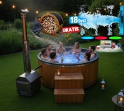 BALIA Ogrodowa Jacuzzi 200cm PIEC ZEWNĘTRZNY AKRYL Hydromasaż 18x = Wycena