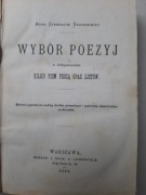 Naruszewicz A. Wybór Poezyj, Warszawa 1882