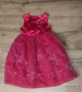 Sukienka Mini Mode r. 2-3 lata balowa halka czerwona