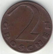 Austria 2 groschen 1929 - 19 mm - nr 3