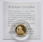 KONGO 20 FRANCS 2003 JAN PAWEŁ II ZŁOTO