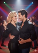 Sweter z metaliczna nicią różne rozmiary od XS do XL