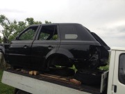 Range Rover Sport L320 tylny błotnik lewy , bok, ćwiartka