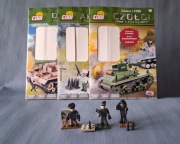 COBI 3 FIGURKI polski czołgista z 1939, polski artylerzysta, czołgista
