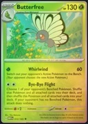 Pokémon TCG Butterfree (MEW 012) Reverse Holo