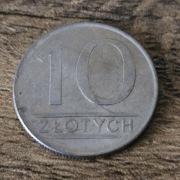 Moneta 10zl z roku 1988.